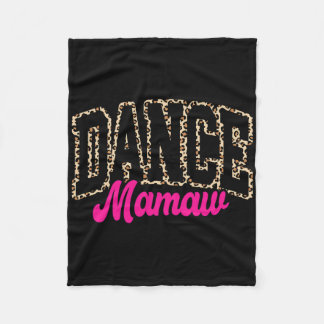 Cobertor De Velo Dança Mamaw Leopard Dançando Mamaw Life Girls Mulh