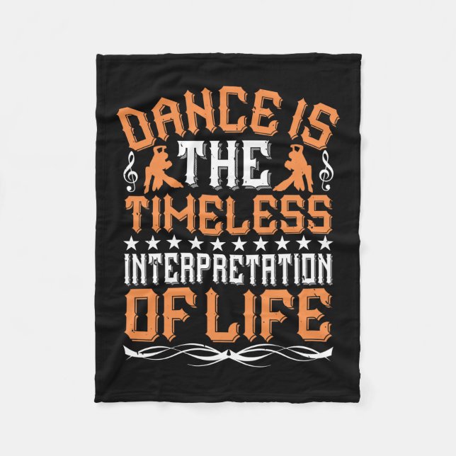 Cobertor De Velo Dançar É A Interpretação Atemporal (Frente)