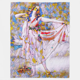 Cobertor De Velo Dançarino de Vidro Arrumado