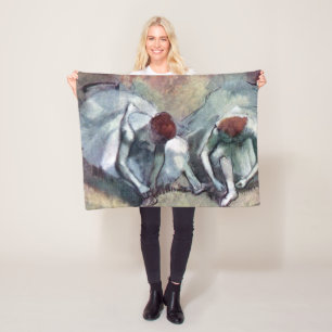 Cobertor De Velo Dançarinos Amarrando Seus Calçados, Edgar Degas