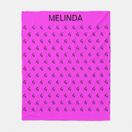 Cobertor De Velo Dançarinos Inspiracionais Silhouette Púrpura