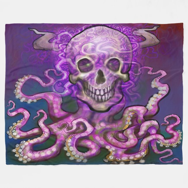 Cobertor De Velo Dark Fantasy Art Fleece Blanket (Frente (Horizontal))