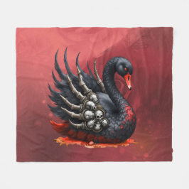 Cobertor De Velo Dark Swan of Bones – Gothic Elegance