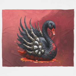 Cobertor De Velo Dark Swan of Bones – Gothic Elegance