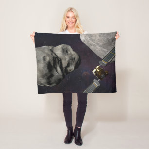 Cobertor De Velo Dart Spacecraft E Liciacube Antes Do Impacto