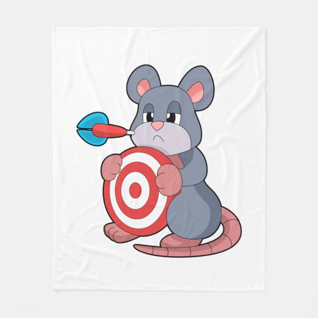 Cobertor De Velo Dartboard Dart Mouse Darts (Frente)