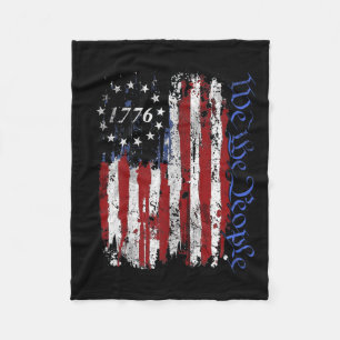 Cobertor De Velo Das Camisas De Julho, As Pessoas 1776 Usa Flag Jet