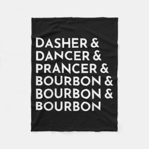 Cobertor De Velo Dasher Dancer Prancer & Bourbon Natal