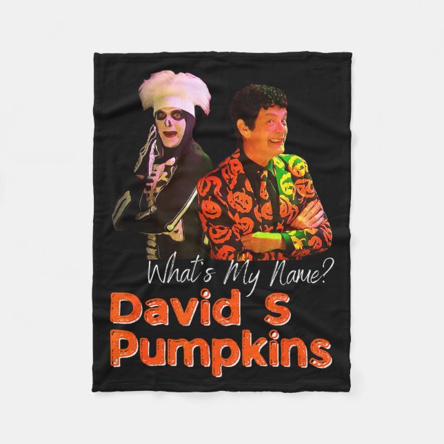 Cobertor De Velo David S Pumpkins Skeleton Funny Skit Men Clothing  (Frente)