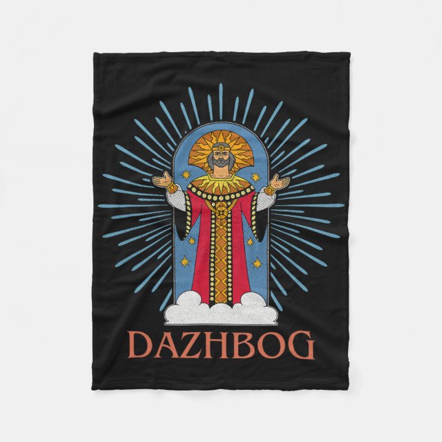 Cobertor De Velo Dazhbog Ancient Mythological Slavic Paganism Russi (Frente)