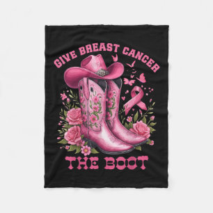 Cobertor De Velo Dê Ao Cancer Da Mama O Cancer Da Garota De Boot Aw