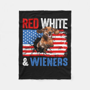 Cobertor De Velo De Julho, Dachshund Camiseta de cão Vermelho, Bran