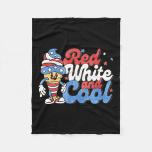 Cobertor De Velo De Julho Red White E Legal Crianças De Picolé Amer