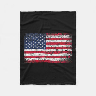 Cobertor De Velo De Julho, Sofrendo A Pocket De Bandeira Americana