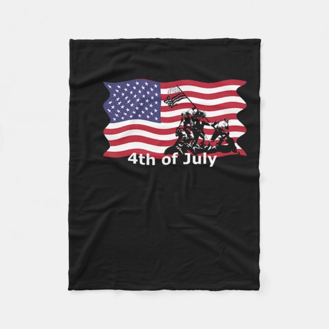 Cobertor De Velo De Julho T Shirts Iwo Jima (Frente)