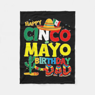 Cobertor De Velo De Mayo Aniversário Para Pai Feliz Aniversário Pad
