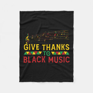 Cobertor De Velo Dê Obrigados A Black Music - História Mês J