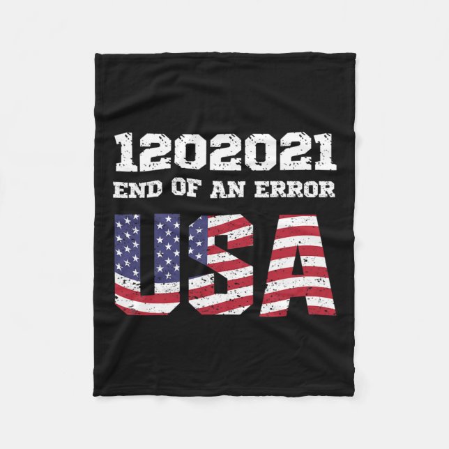 Cobertor De Velo De Um Erro Na Inauguração De Biden Harris 1202021  (Frente)