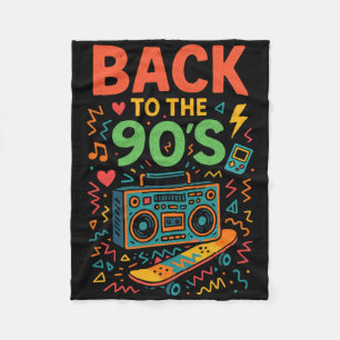 Cobertor De Velo De Volta À Antiga Escola Da Vintage Retro Dos Anos