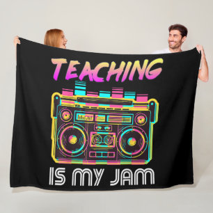 Cobertor De Velo De Volta à Escola Retro Ensino é Minha Paixão 80s