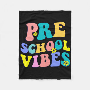 Cobertor De Velo De Volta à Escola Vibrações Pré-Escolar Aluno Prof