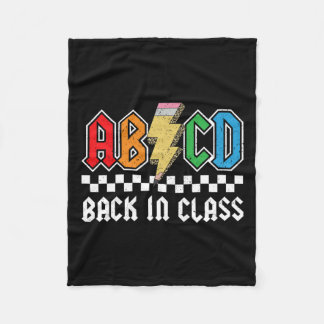 Cobertor De Velo De Volta Para A Classe Rocks De Volta Para A Escol