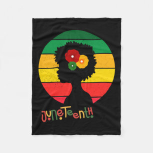 Cobertor De Velo Décima Sétima Rainha Afro Eu Sou Uma História Negr