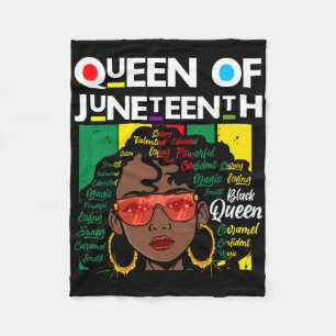 Cobertor De Velo Décima Sétima Rainha Negra Melanina Magia Sista Wo