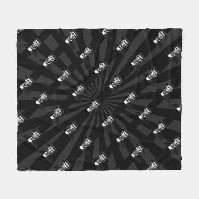 Cobertor De Velo Declaração Presidencial Abraham Lincoln (Frente (Horizontal))