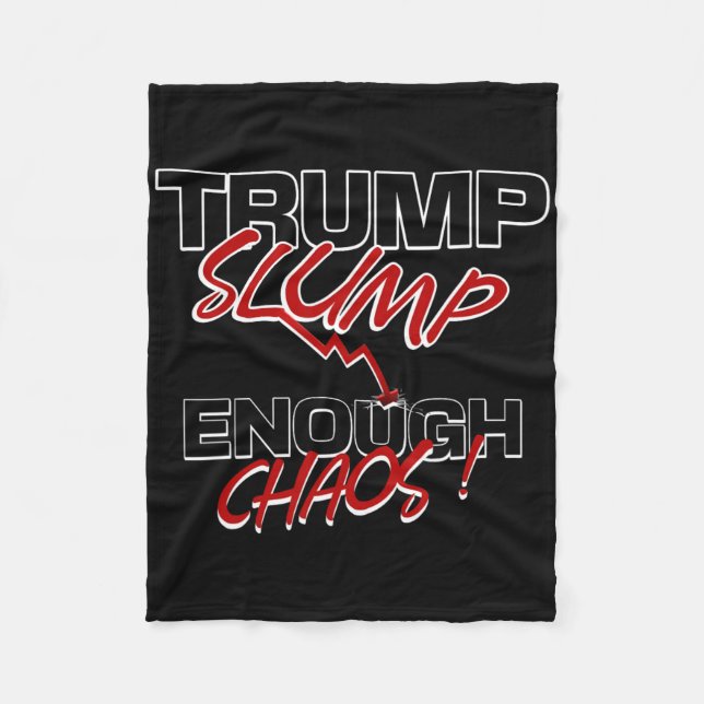 Cobertor De Velo Declive de Trump O Suficiente Caos Economia em Que (Frente)