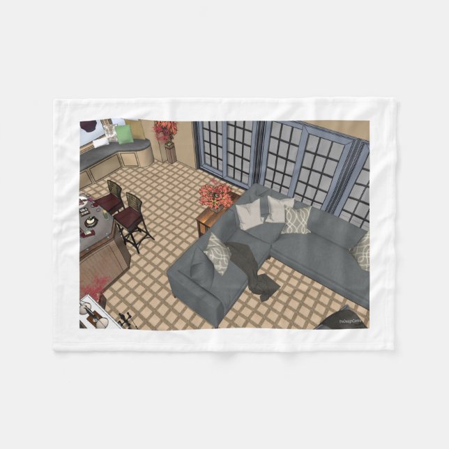 Cobertor De Velo décor art Fleece Blanket do DesignCenter (Frente (Horizontal))