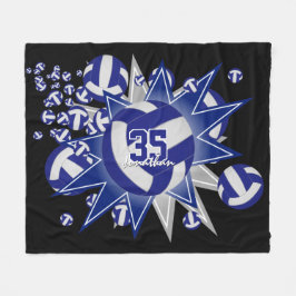 Cobertor De Velo decoração de uma sala de vôlei azul desportiva