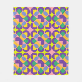 Cobertor De Velo 🌈 Decoração Geométrica Abstrata Vibrante e Corajo
