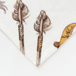 Cobertor De Velo Decoração inicial do padrão Tribal Aztec