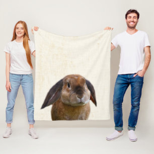Cobertor De Velo Decoração Minimalista de Berçário Coelho Amarelo P