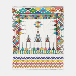 Cobertor De Velo Decorative geometric repeating pattern inspired by