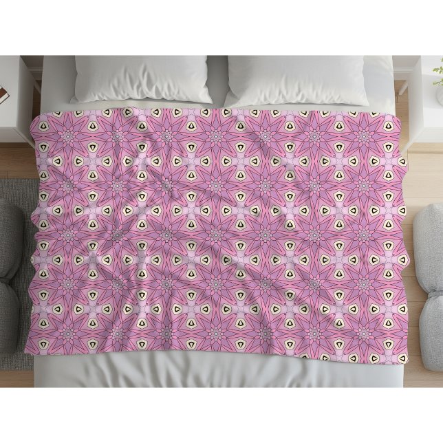 Cobertor De Velo Decorativo padrão roxo  (Criador carregado)