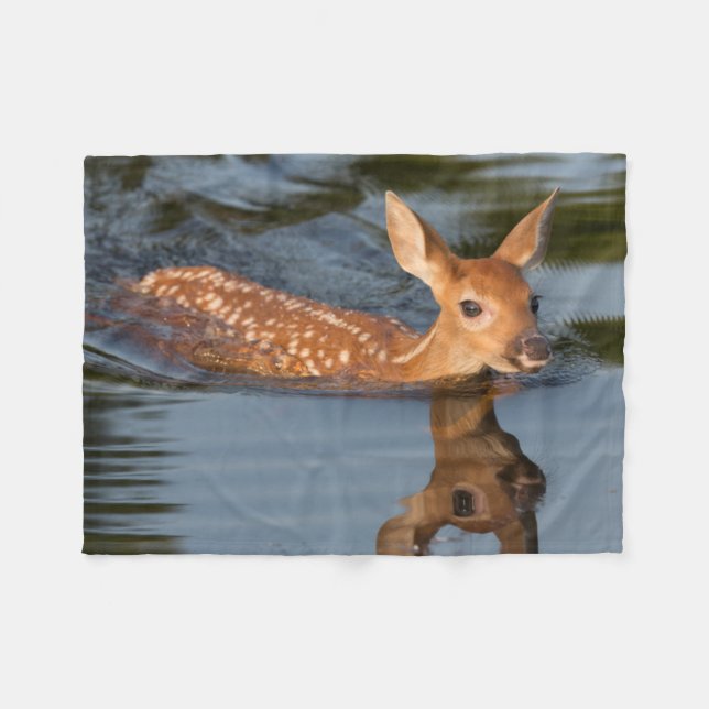 Cobertor De Velo Deer Fawn | Minnesota (Frente (Horizontal))
