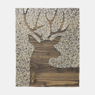 Cobertor De Velo Deer Impressão Fleece Blanket