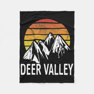 Cobertor De Velo Deer Valley Park City Utah Usa Ski Resort Snowboar