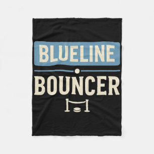 Cobertor De Velo Defensor de hóquei engraçado Blueline Bouncer joga
