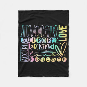 Cobertor De Velo Defensor do Amor Aceitar Ser Amável Autismo Awaren