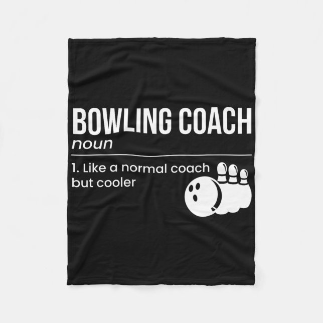 Cobertor De Velo Definição de Coach de boliche (Frente)