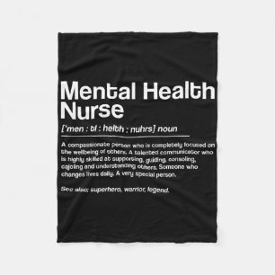 Cobertor De Velo Definição de Enfermeiro de Saúde Mental