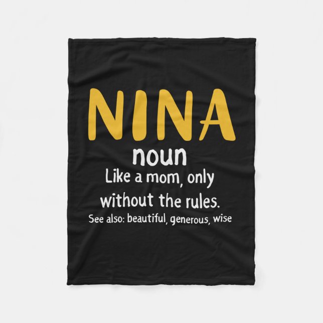 Cobertor De Velo Definição de Nina de Arte Mãe (Frente)