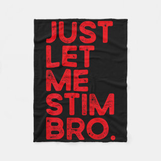 Cobertor De Velo Deixe-Me Estimular, Irmão Engraçado Autismo Sensib