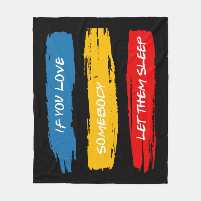 Cobertor De Velo Deixe-Os Dormir (Frente)