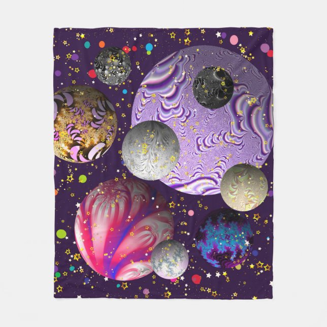 Cobertor De Velo Delícia Cósmica (Frente)