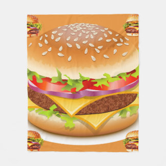Cobertor De Velo Deliciosamente Cozy Burger Blanket - Presente Perf