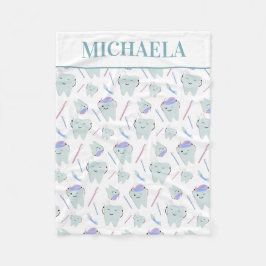 Cobertor De Velo Dentista Dentista Bonito Higienista Dental Branco